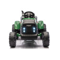 Traktor Na Akumulator CH9959B Z Przyczepą Ciemno Zielony 24V
