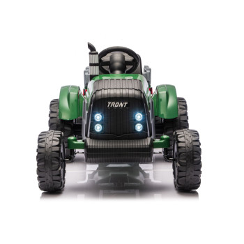Traktor Na Akumulator CH9959B Z Przyczepą Ciemno Zielony 24V