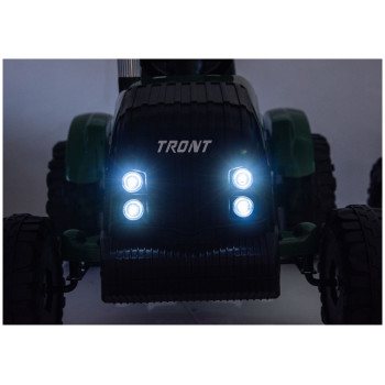 Traktor Na Akumulator CH9959B Z Przyczepą Ciemno Zielony 24V