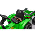 Traktor Na Akumulator CH9959B Z Przyczepą Jasno Zielony 24V