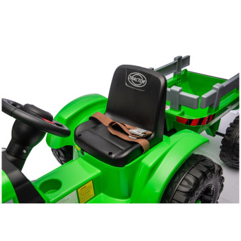 Traktor Na Akumulator CH9959B Z Przyczepą Jasno Zielony 24V