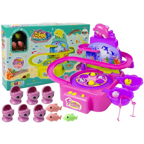 Zestaw do Łowienia Rybek Różowy