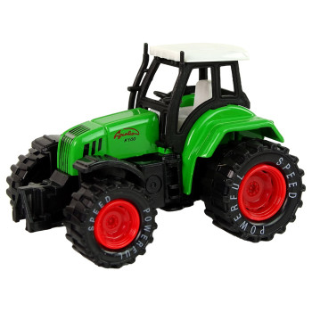 Traktor Ciągnik Resorak Metalowy z Napędem