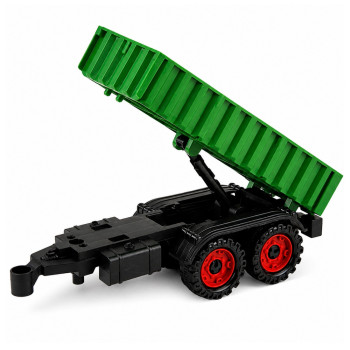 Traktor Farmerski z Przyczepą Rolniczą Napęd Frykcyjny Światła Dźwięk 35cm