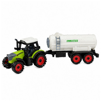 Traktor Farmerski z Cysterną Napęd Frykcyjny Maszyna Rolnicza 34 cm