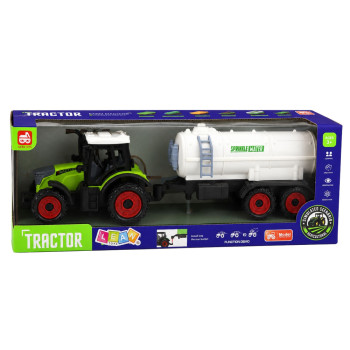 Traktor Farmerski z Cysterną Napęd Frykcyjny Maszyna Rolnicza 34 cm