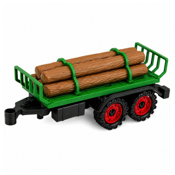 Traktor Farmerski Rolniczy z Przyczepą Na Drzewo Napęd Frykcyjny Bale 35cm