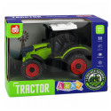 Traktor Farmerski Rolniczy Z Napędem Frykcyjnym Zielony 15 cm