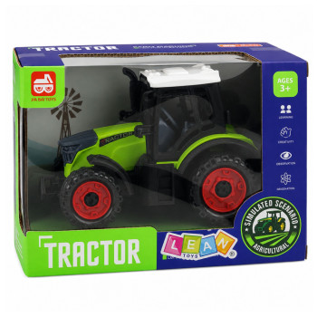 Traktor Farmerski Rolniczy Z Napędem Frykcyjnym Zielony 15 cm