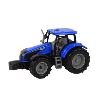 Traktor z Przyczepą Pojazd Rolniczy Farma Niebieski