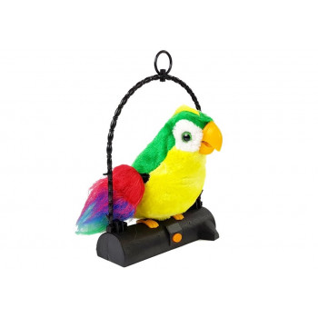 Papuga Pleciuga Ptaszek Powtarza Słowa Zielona