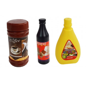 Kuchnia Różowa z Wodą Garnki Artykuły Spożywcze Dźwięk