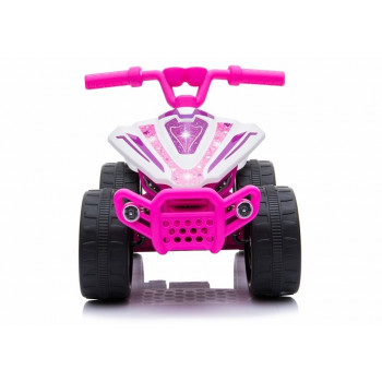 Quad na akumulator TR1805 Biało-różowy