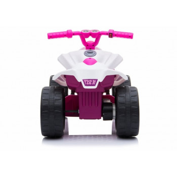 Quad na akumulator TR1805 Biało-różowy