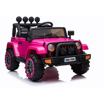 Auto na Akumulator Jeep BRD-7588 Różowy 4x4