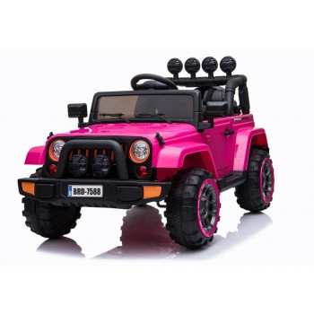 Auto na Akumulator Jeep BRD-7588 Różowy 4x4