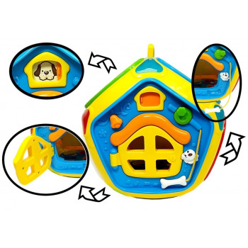 Interaktywny Sorter z Telefonem Nauka Kształtów