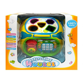 Interaktywny Sorter z Telefonem Nauka Kształtów