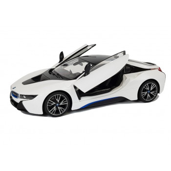 Auto R/C BMW i8 Rastar 1:14 Biały Drzwi Automatyczne