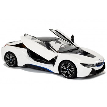 Auto R/C BMW i8 Rastar 1:14 Biały Drzwi Automatyczne