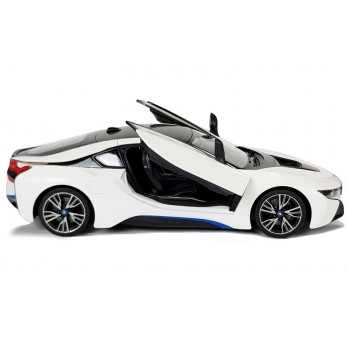 Auto R/C BMW i8 Rastar 1:14 Biały Drzwi Automatyczne