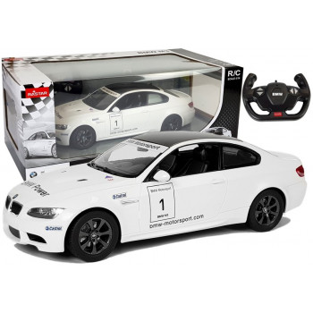 Auto R/C BMW M3 Rastar 1:14 Biały na Pilota