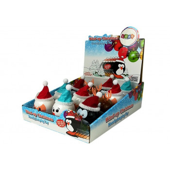 Zabawka Świąteczna Pingwin Renifer Bałwan Mikołaj Nakręcana