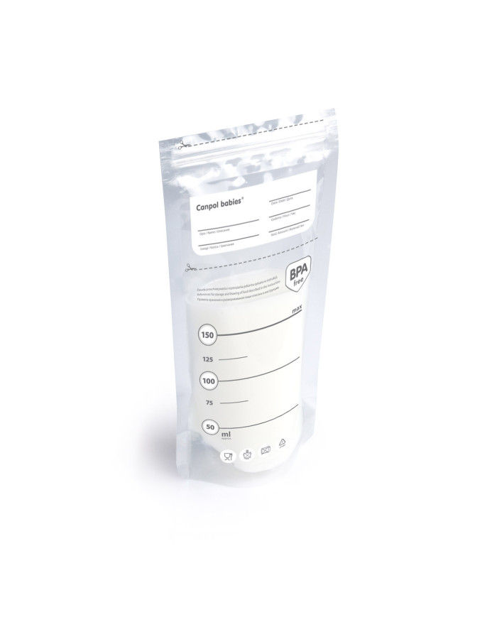 Woreczki do przechowywania pokarmu 20szt 150ml Canpol babies