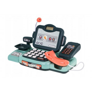 Zestaw Sklepowy Kasa z Mikrofonem Dźwiękiem Terminalem