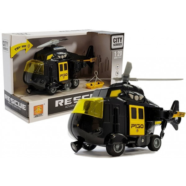 Helikopter Ratunkowy na baterie 1:20 Dźwięk Światła
