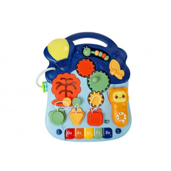 Interaktywny Pchacz Chodzik Stoliczek Panel Świeci Gra Telefon