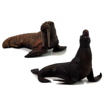 Figurki Edukacyjne Morskie Zwierzęta 8 Elementów Rekiny Foka Delfin Mors Żółw