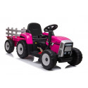 Traktor na Akumulator z Przyczepą XMX611 Różowy