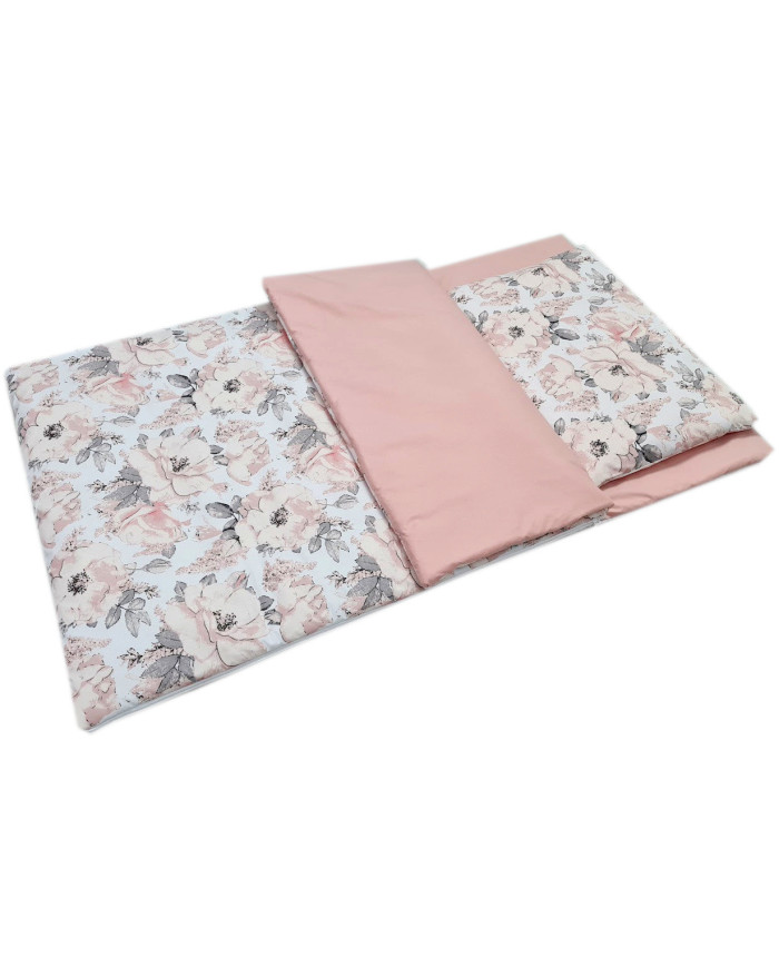 ŚPIWOREK-POŚCIEL NA ZAMEK PRZEDSZKOLAKA Z WORKIEM PEONIE