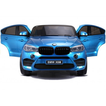 Auto Na Akumulator BMW X6M Niebieskie Lakierowane