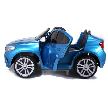 Auto Na Akumulator BMW X6M Niebieskie Lakierowane