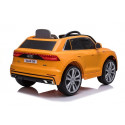 Auto na Akumulator Audi Q8 JJ2066 Żółty Lakierowany