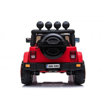 Auto na Akumulator Jeep BRD-7588 Czerwony 4x4