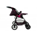 Wózek dla lalek Alice Głęboki, Spacerówka, Gondola 2w1