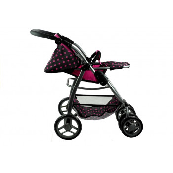 Wózek dla lalek Alice Głęboki, Spacerówka, Gondola 2w1