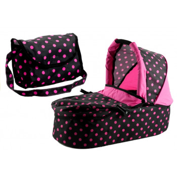 Wózek dla lalek Alice Głęboki, Spacerówka, Gondola 2w1