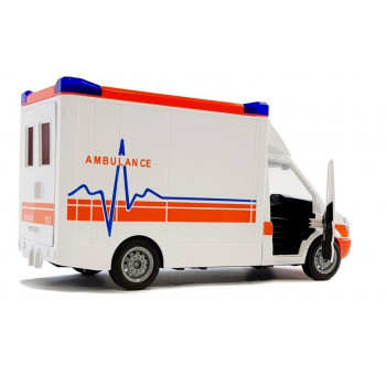 Ambulans na Baterie z noszami Dźwięk i Światło