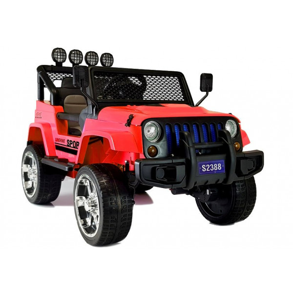 Auto na Akumulator S2388 Jeep Czerwony 4x45W
