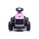 Traktor z Przyczepą na Akumulator TR1908T Różowy