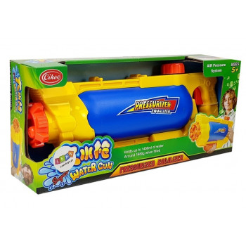 Pistolet na Wodę ze Zbiornikiem 1450 ml Żółto- Niebieski