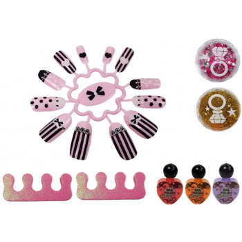 Zestaw Do Robienia Paznokci Suszarka Brokat