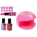 Zestaw Do Robienia Paznokci Lakier Suszarka Naklejki Różne Wzory