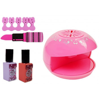 Zestaw Do Robienia Paznokci Lakier Suszarka Naklejki Różne Wzory