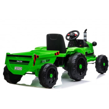Traktor na Akumulator z Przyczepą CH9959 Zielony