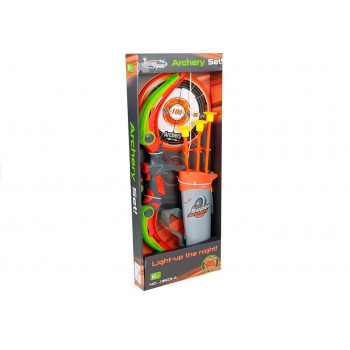 Łuk z Tarczą + 3 Strzały na Przyssawki Zielony